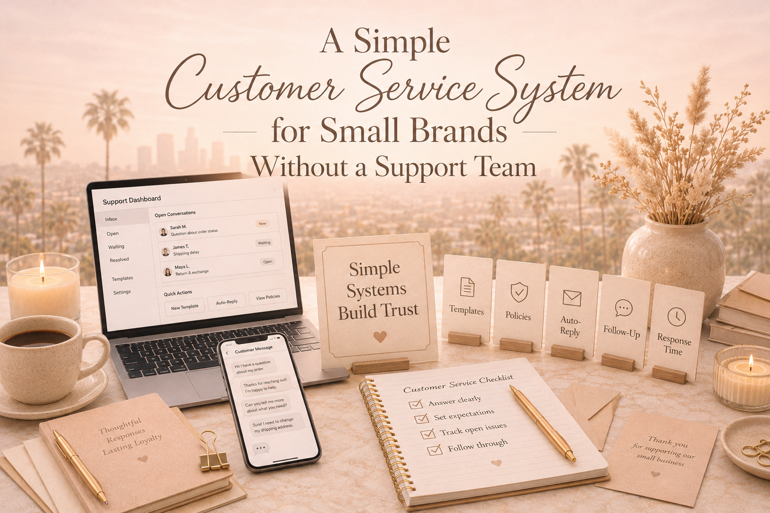 A Simple Customer Service System for Small Brands Without a Support Team